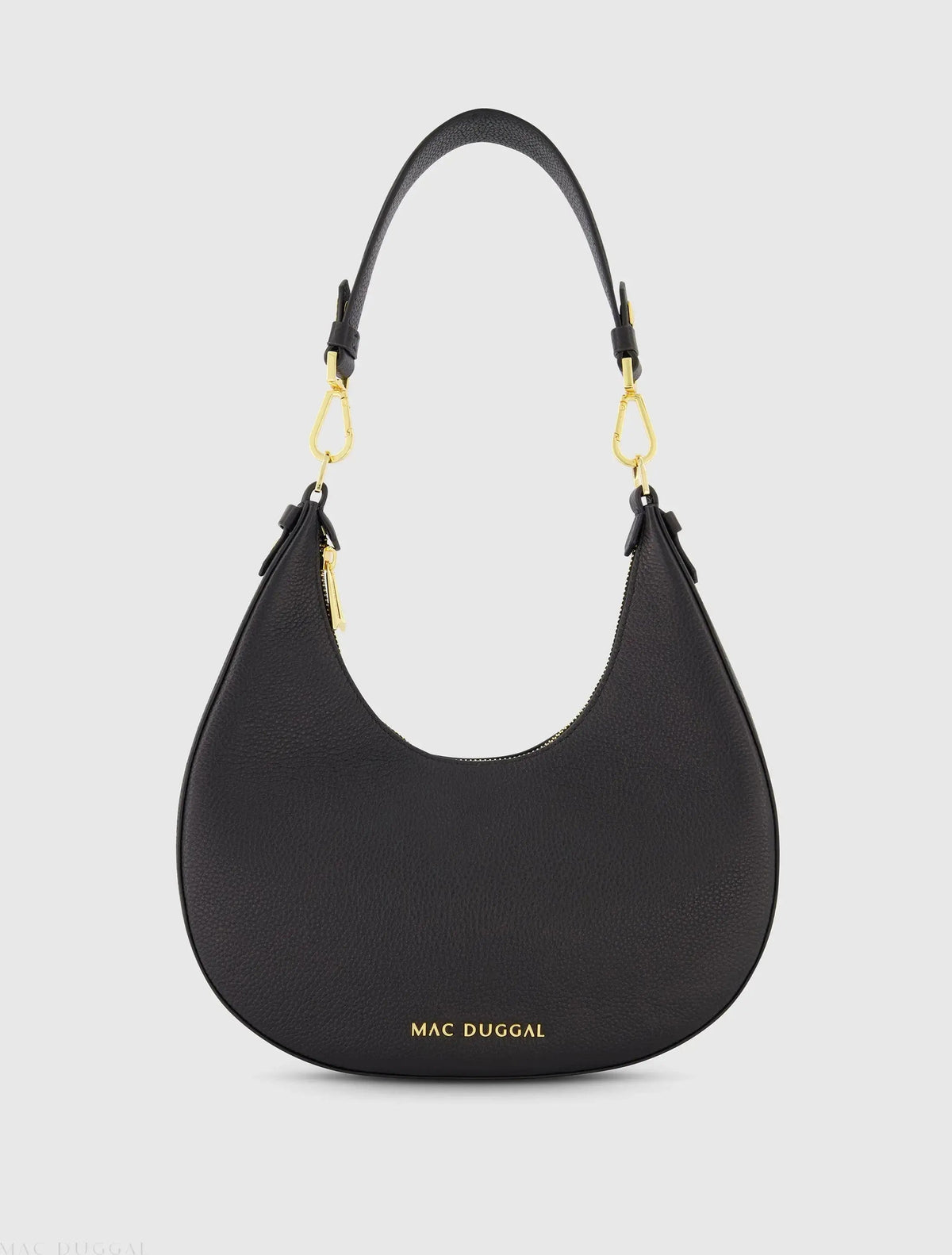 Hogsback Leather Grain Leather Hobo Bag With Gold Hardware – The Curated Label-Sunsfmake